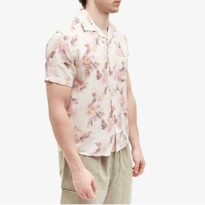 Mens Corridor New York Novella Floral Vacation Shirt XL